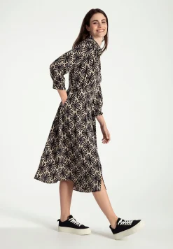 Sale Viskose-Kleid, Print, Frühjahrs-Kollektion Kleider - Jumpsuits