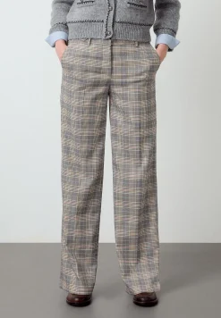 Fashion weite Glencheck-Hose, Winter-Kollektion Hosen - Jeans