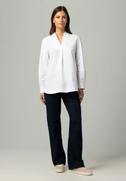 New weite Hemdbluse, weiß, Winter-Kollektion Blusen