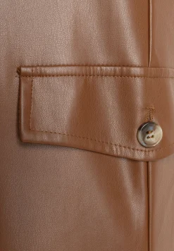 Outlet weite Hose, Kunstleder, MORE Hosen - Jeans