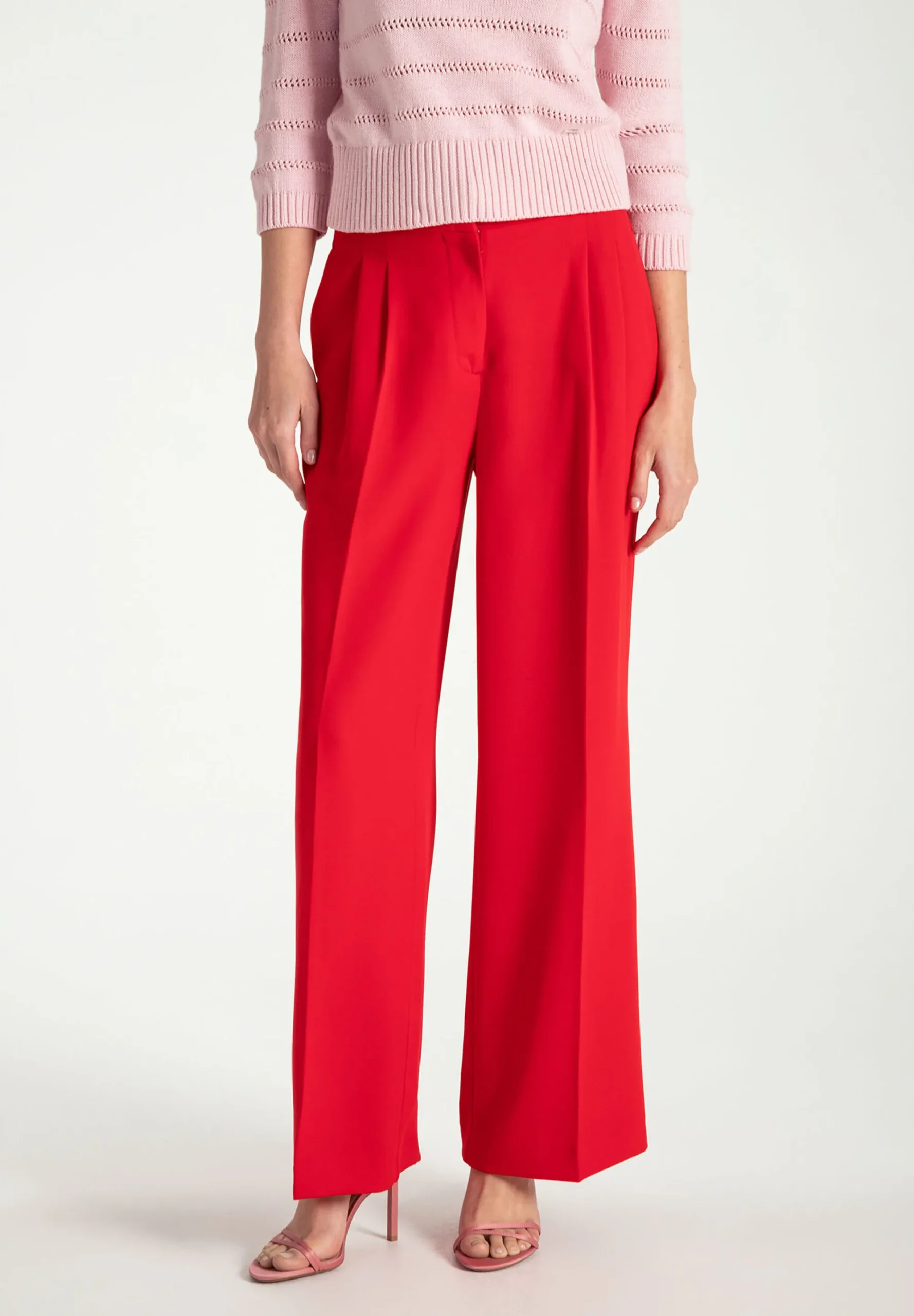 Hot weite Hose, soft red, Frühjahrs-Kollektion Hosen - Jeans