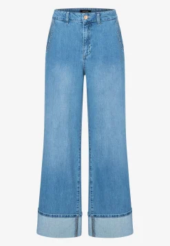 Outlet weite Jeans mit Aufschlag, Frühjahrs-Kollektion Hosen - Jeans