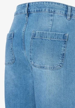 Outlet weite Jeans mit Aufschlag, Frühjahrs-Kollektion Hosen - Jeans