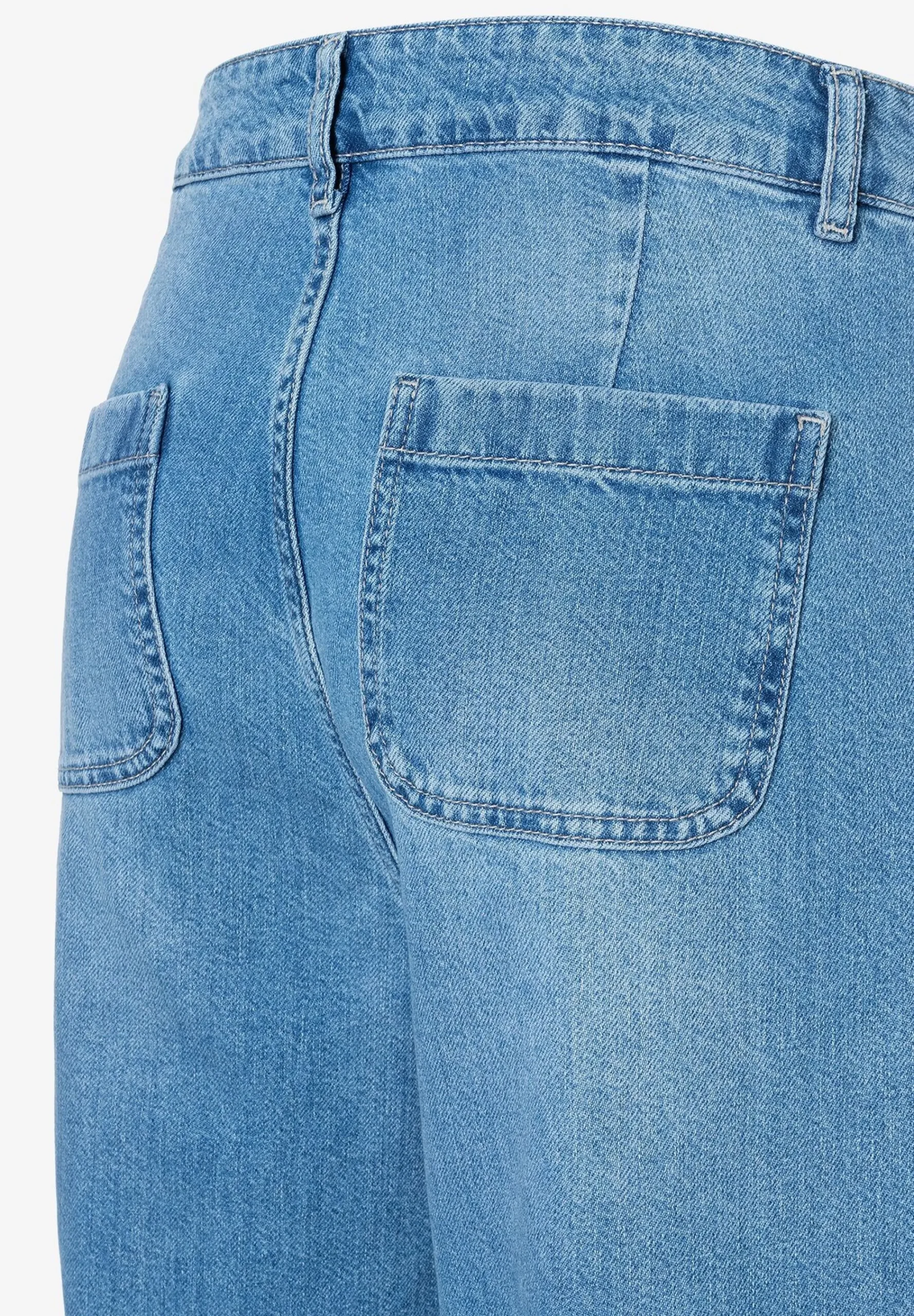 Outlet weite Jeans mit Aufschlag, Frühjahrs-Kollektion Hosen - Jeans