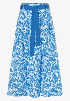 Sale weiter Baumwollrock, /weiß, Frühjahrs-Kollektion Röcke