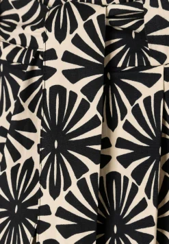 Clearance weiter Baumwollrock, grafischer Print, Frühjahrs-Kollektion Röcke