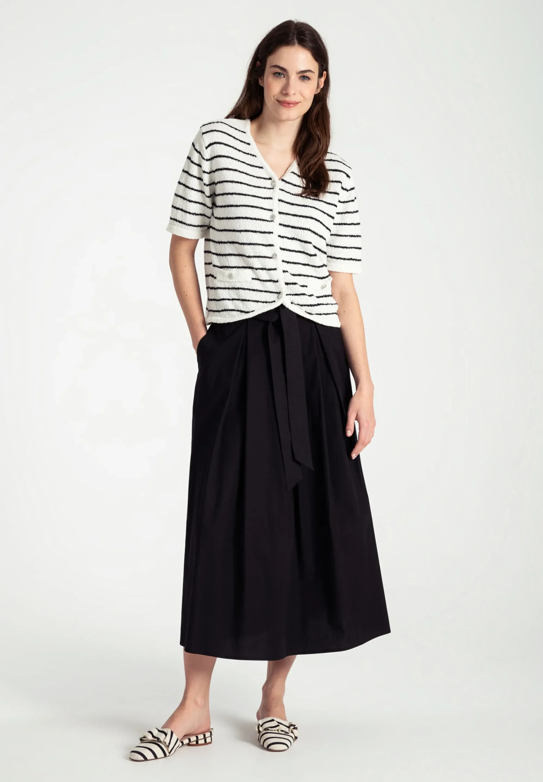 Sale weiter Baumwollrock, , Frühjahrs-Kollektion Röcke