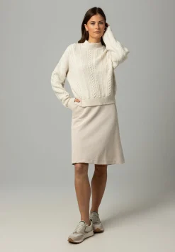 Hot Zopfpullover, powder creme, Winter-Kollektion Pullover - Strick