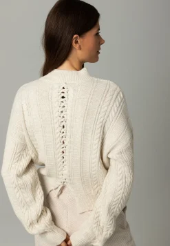 Hot Zopfpullover, powder creme, Winter-Kollektion Pullover - Strick