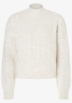 Hot Zopfpullover, powder creme, Winter-Kollektion Pullover - Strick